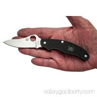 Spyderco UK Penknife Black FRN Plain Edge Knife   564024418